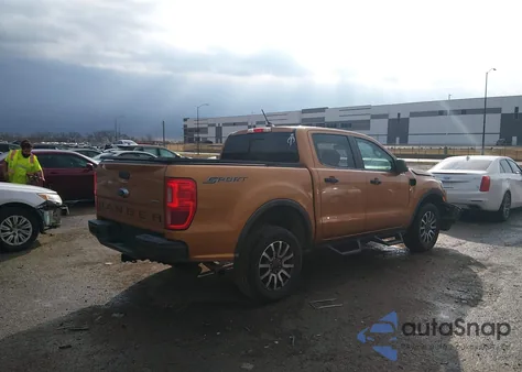 2019 Ford Ranger Xlt z USA, uszkodzony, nr VIN 1FTER4EH3KLA55061